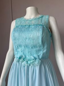 Premium Chiffon Blue Gown