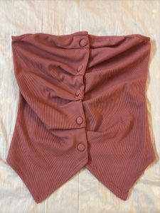 LITTLEBOX Rustic Pink Tube Style Top