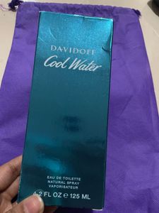 Davidoff Cool Water Perfume Empty Box