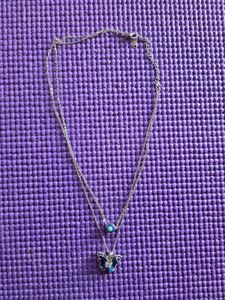 Butterfly Charm Layered Necklace