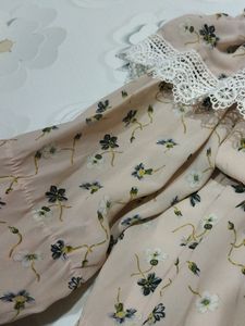 Peach Crop Top