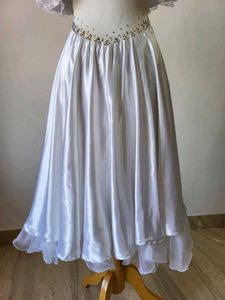 Vintage White Ruffle Dress
