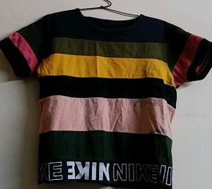Multicolor Crop Top