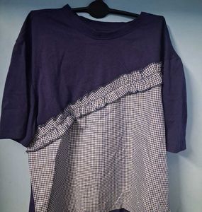 Blue Patterned Tee