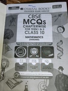 Oswaal Class 10 CBSE Mcq&#39;s Booklet