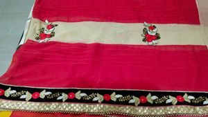 Designer Sari With Paded Blouse