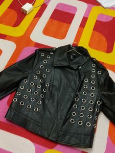 Forever 21 Black Faux Leather Jacket