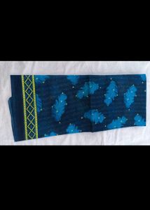 Blue Printed Salwar Kameez Suit