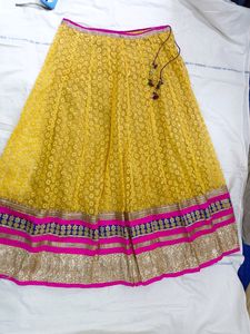 Beautiful Chikankari Work Lehanga Nd Top(Dupatta I
