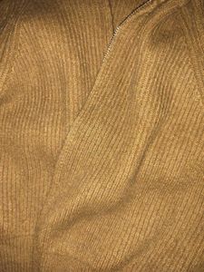 Cozy Brown Knit Zip-Up