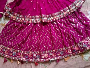 Embroidery Wedding Sharara Set