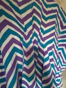 Colorful Chevron Print Kaftan