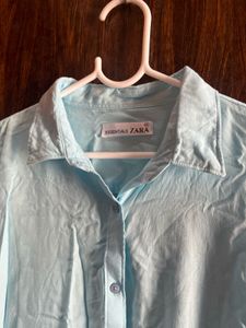 Zara 34 Bust Linen Shirt For Women