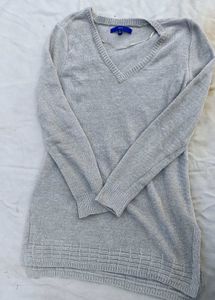 New Classy V Neck Woolen Top