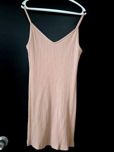 Ribbed Slip Dress