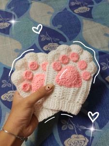 crochet cat paw gloves 🐾🧶
