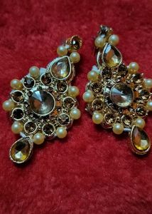 Pearl &amp; Stone Necklace