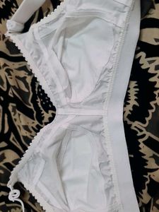 White Cotton Bra