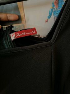 Chic Black Flutter Sleeve Dress