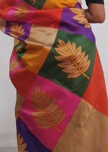 Colorful Patchwork Saree