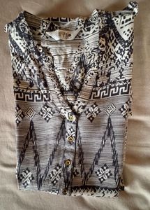 Patterned Tunic Top