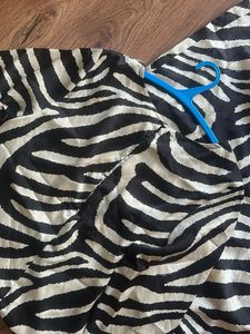 H&amp;M Zebra Print Maxi Dress