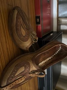 Ethnic pure leather  Rajasthani Jutti