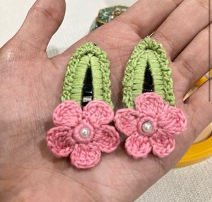 Cute Crochet Hairpins