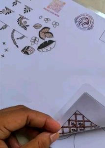 Mehendi Practice Reusable Book
