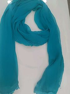 Beautiful Blue Color Dupatta