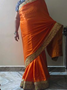 work saree with blouse