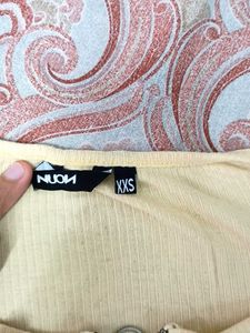 Ribbed Zip-Up Long Sleeve Top