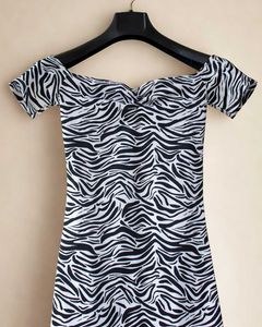 Zebra Print Bodycon Dress