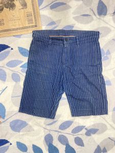 Striped Blue Shorts