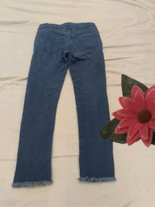 Girls' Denim-Look Jeggings