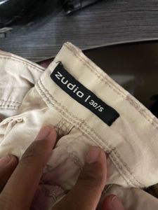 Zudio Cargo Pants Beige