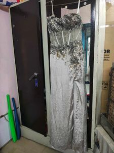 Silver Pop Gown
