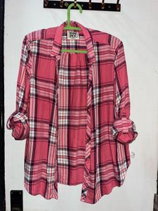 DN MX Pink Plaid Flannel