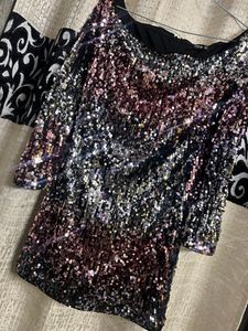 Sequence Short Dress  Silver, Pink Black Dres