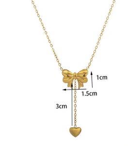 Heart Themed Bow inspired Pendant Necklace🎀🎀