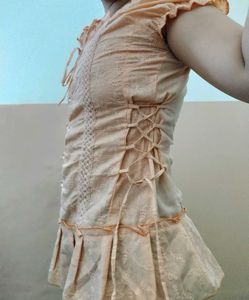 Peachy corset top