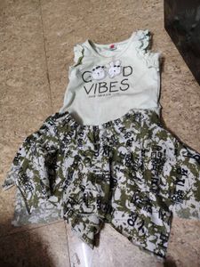 4 Set Baby Combo Top Pant Frock Tshirt One Piece