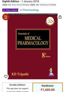 KD TRIPATHI pharmacology