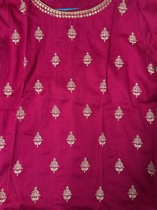 Pink Embroidered Top