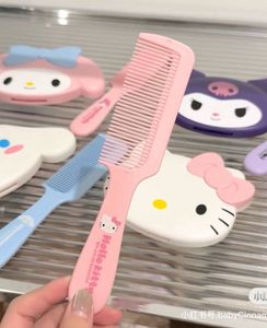 My Melody Mirror With Comb Set - Pink
