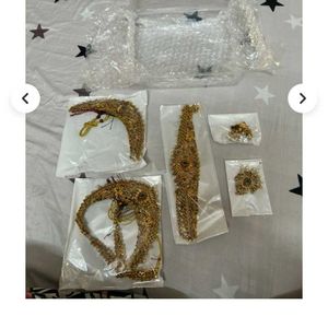 Indian Gold Plated Jewelry Set