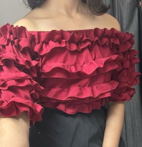 Crop Red Top