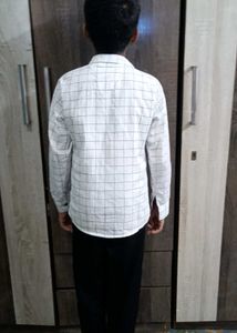 A White Checked Shirt.