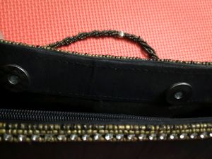 Black Coloured Cylinder Type Hand Bag