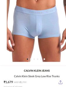 Calvin Klein Blue Trunk